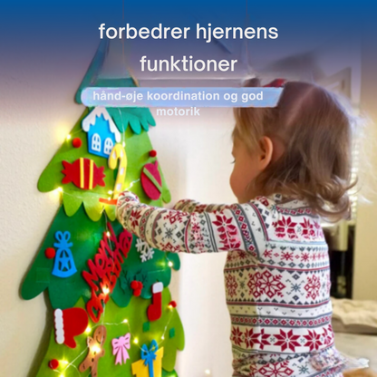 Filt Juletræ™ - Kreativ og Sikker Julepynt til Børn