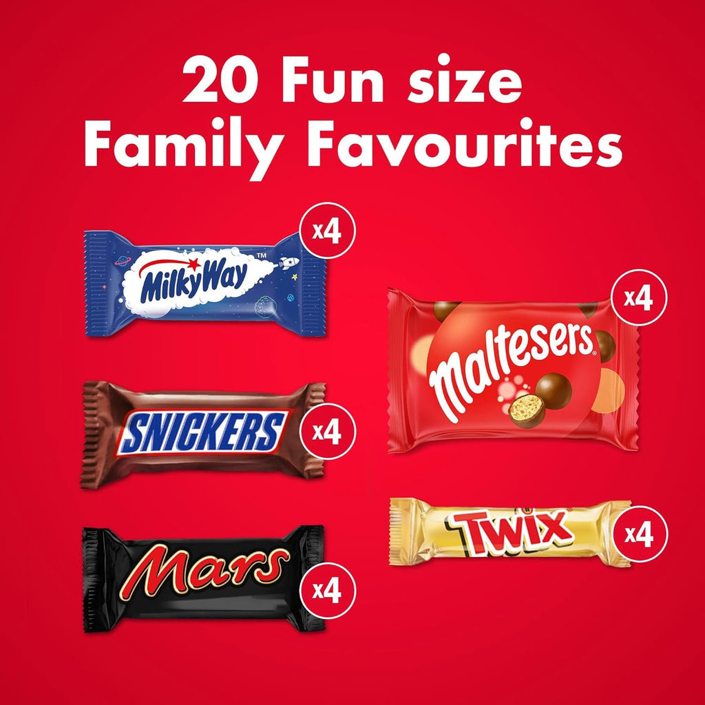 Mixed Chocolate Bars Multipack 358g
