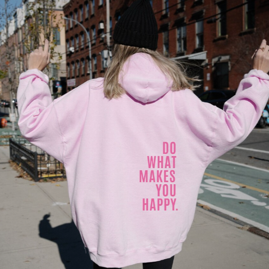 HappyVibes | Oversized Hoodie