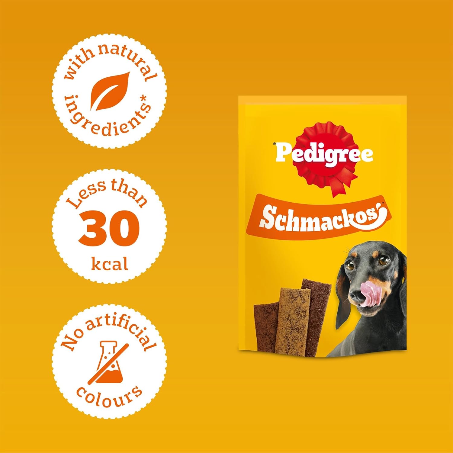 Pedigree Schmackos Mega Pack 110/112 Strips Snacks, Dog Treat Multipack with Beef, Lamb and Poultry Flavours