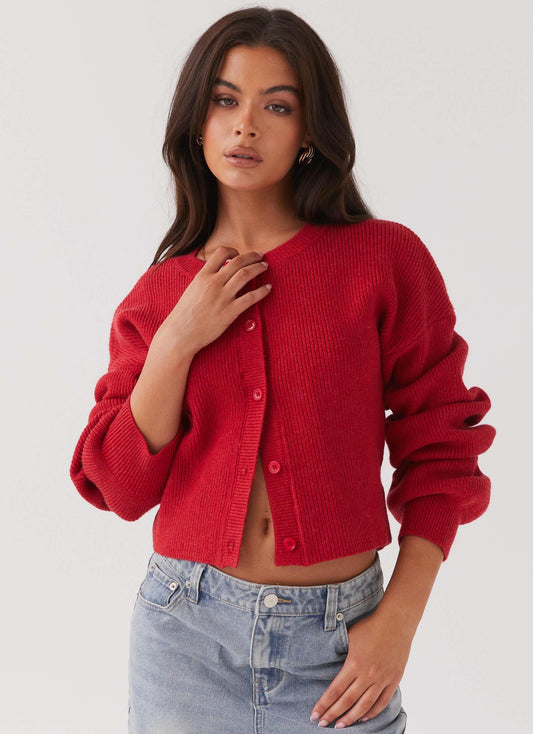 Milana - Red Cardigan