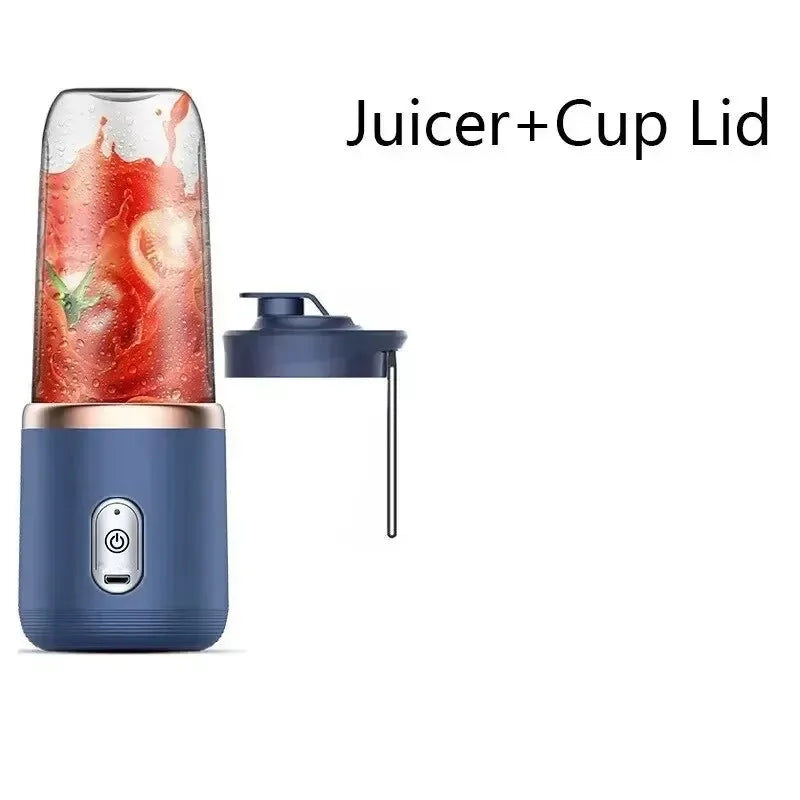 USB Blender Electric Travel Juicer Cup For Smoothie Milkshake Kitchen Mini Mixer Tool 6 Color 400ml Portable