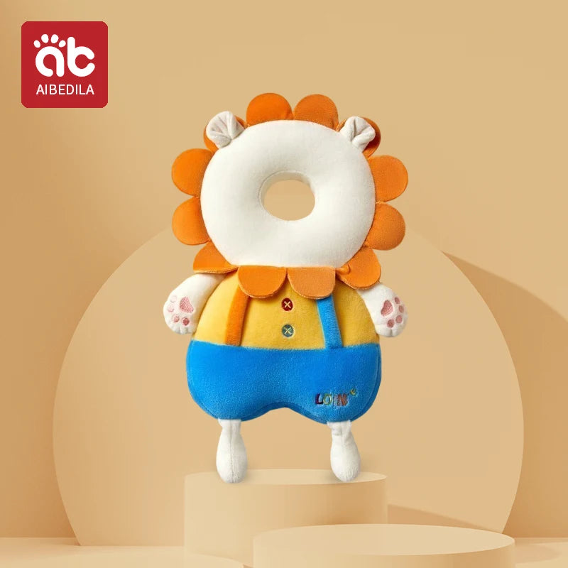 AIBEDILA Baby Head Protector Pillow Cartoon Backpack Toddler Safety Cushion for Learning to Walk Newborn Kids Anti-Fall Support
