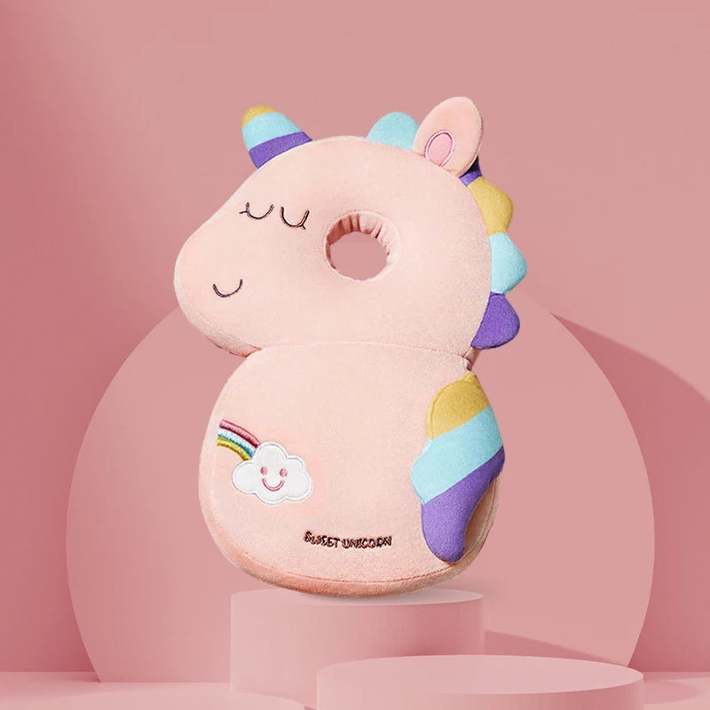 AIBEDILA Baby Head Protector Pillow Cartoon Backpack Toddler Safety Cushion for Learning to Walk Newborn Kids Anti-Fall Support