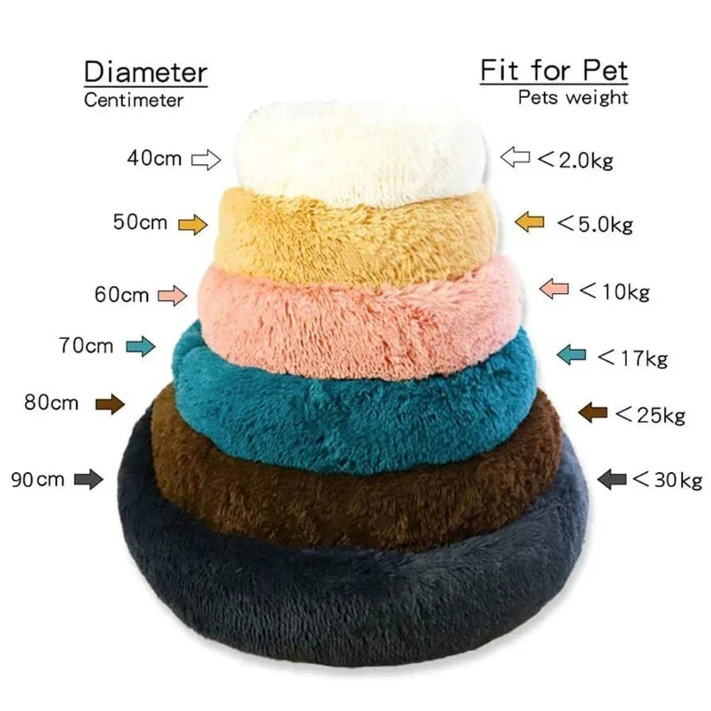 Round Pet Bed for dogs