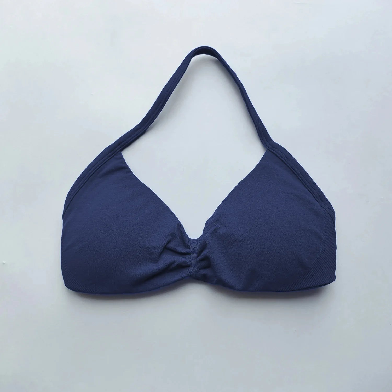 Women's High-Support Lace-Up Sports Bra - Thin-Strap Camisole, Seamless, Tight-Fit for Push-Up Training & Yoga, Gym Top