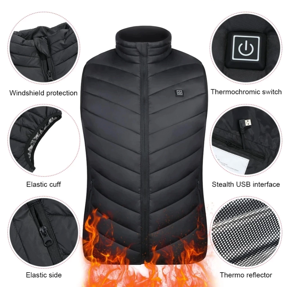 VarmVest™ - Smart Opvarmet Vest